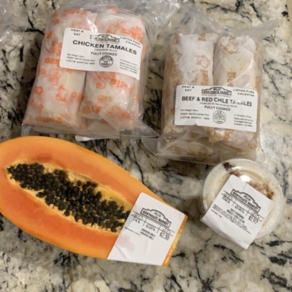 Northgate Market - Tamales (chicken and beef), half papaya and arroz con leche! - Bakeries Near Me - Anaheim, California Northgate Market - Tamales (chicken and beef), half papaya and arroz con leche! - Bakeries Near Me - Anaheim, California