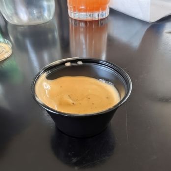The Buena Viking - $1.50 portion of Viking sauce...not very tasty (too sour/tangy like horseradish for us) and not even half full - Comfort Food Near Me - Buena Vista, Colorado The Buena Viking - $1.50 portion of Viking sauce...not very tasty (too sour/tangy like horseradish for us) and not even half full - Comfort Food Near Me - Buena Vista, Colorado