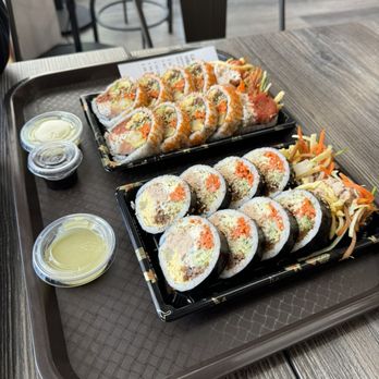 K-BOB - Top: LOR Kimbap Bottom: Tuna Kimbap - Korean Near Me - San Ramon, California K-BOB - Top: LOR Kimbap Bottom: Tuna Kimbap - Korean Near Me - San Ramon, California