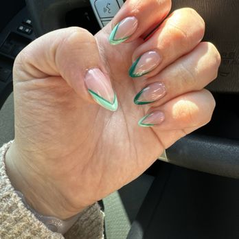 Blin Nails & Spa - Gel X French tip + design - Nail Salons Near Me - Covina, California Blin Nails & Spa - Gel X French tip + design - Nail Salons Near Me - Covina, California