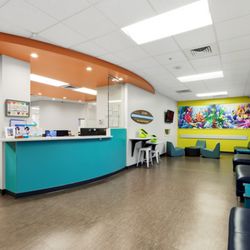 Southwest Kids Dentistry - A bright reception awaits you. Skip the paperwork: digital workflow starts ahead of your visit and helps reduce the stress when you arrive.