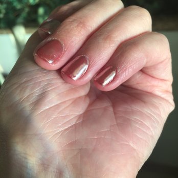 Pro Nails - Poor paint job, red base showing through, uneven surface. - Nail Salons Near Me - Dana Point, California