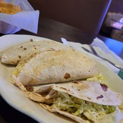 Arriba Villa Taqueria and Mexican Food - 2 chicken and 1 beef.. got it w/o sour cream