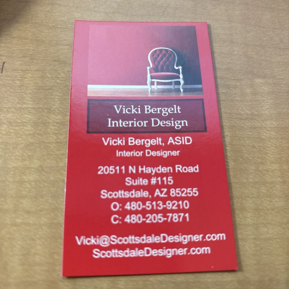 Casa Chic - Business card - Interior Design Near Me - Scottsdale, Arizona