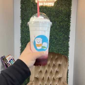 Tulsa Play & Cafe - Strawberry Italian Cream Soda - Indoor Playcenter Near Me - Bixby, Oklahoma