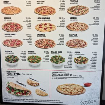 MOD Pizza - Menu items - Pizza Near Me - Tucson, Arizona