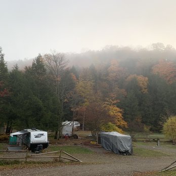 Whispering Winds Campground - Some hookup sites and forest - Campgrounds Near Me - Sheffield, Pennsylvania