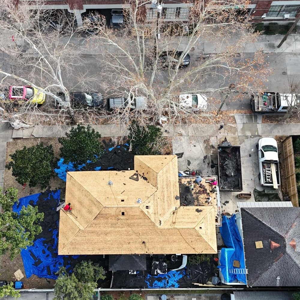 Slide of Lone Wolf Roofing