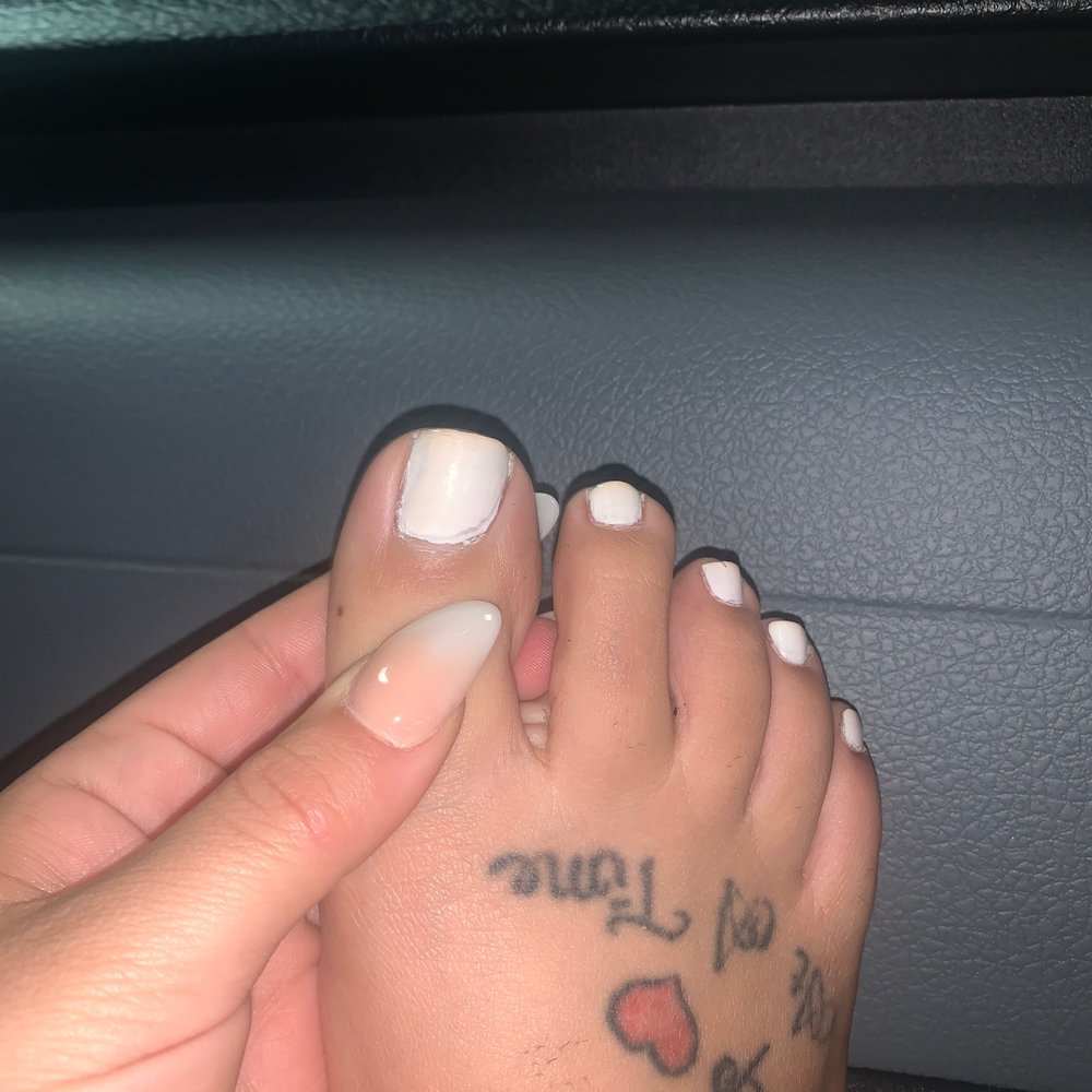 Exquisite Nails - I told the lady they looked horrible and she just globed another set of white paint on - Nail Salons Near Me - Tucson, Arizona Exquisite Nails - I told the lady they looked horrible and she just globed another set of white paint on - Nail Salons Near Me - Tucson, Arizona