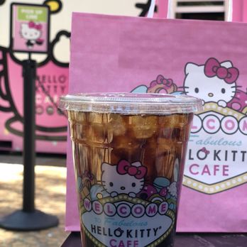 Hello Kitty Cafe - 6/12/21 visit for iced coffee and too many Hello Kitty Vegas themed stuff... - Desserts Near Me - Las Vegas, Nevada