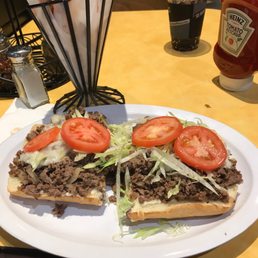 Cheesesteak sub Cheesesteak sub