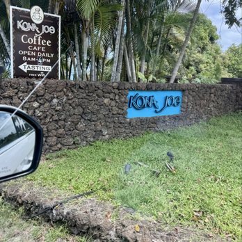 Kona Joe's Coffee - Entrance sign - Coffee & Tea Near Me - Kealakekua, Hawaii Kona Joe's Coffee - Entrance sign - Coffee & Tea Near Me - Kealakekua, Hawaii