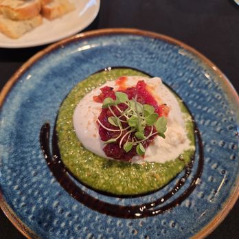 Delaney's Tavern - $12 Burrata - Excellent! - Love the pesto - New American Near Me - Orlando, Florida