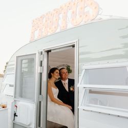 The Candid Camper Photo Booth - Such an adorable camper!