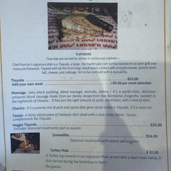 Lugya’h - menu - Mexican Near Me - Los Angeles, California Lugya’h - menu - Mexican Near Me - Los Angeles, California