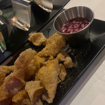 Dzo Korean BBQ - Chicken skin cracklings - Korean Near Me - Des Moines, Iowa