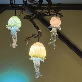 The Fish Hopper - Pretty jellyfish lights - Seafood Near Me - Monterey, California The Fish Hopper - Pretty jellyfish lights - Seafood Near Me - Monterey, California