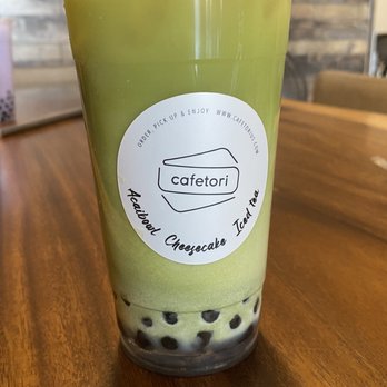 Cafe Tori - The matcha milk tea - Desserts Near Me - Bakersfield, California