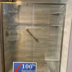 Five Star Bath Solutions of Sioux Falls - Complete tub-to-shower conversion in Spencer, IA -- installed in just one day by Five Star Bath Solutions of Sioux Falls.
