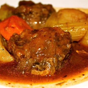 Pyrenees Cafe - oxtail stew with a delicious sauce - Basque Near Me - Bakersfield, California Pyrenees Cafe - oxtail stew with a delicious sauce - Basque Near Me - Bakersfield, California