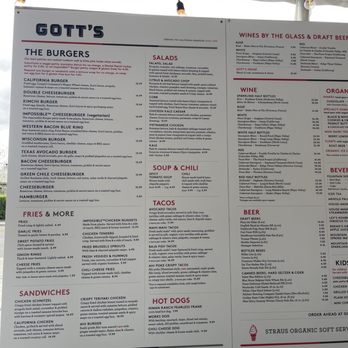 Gott's St. Helena - Menu - Burgers Near Me - Saint Helena, California Gott's St. Helena - Menu - Burgers Near Me - Saint Helena, California