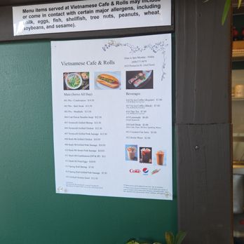 Vietnamese Cafe & Rolls - Menu - Cafes Near Me - Honolulu, Hawaii