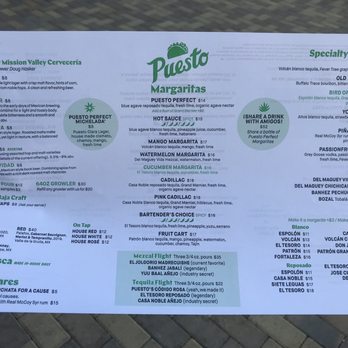 Puesto Concord - Drink menu - Mexican Near Me - Concord, California Puesto Concord - Drink menu - Mexican Near Me - Concord, California