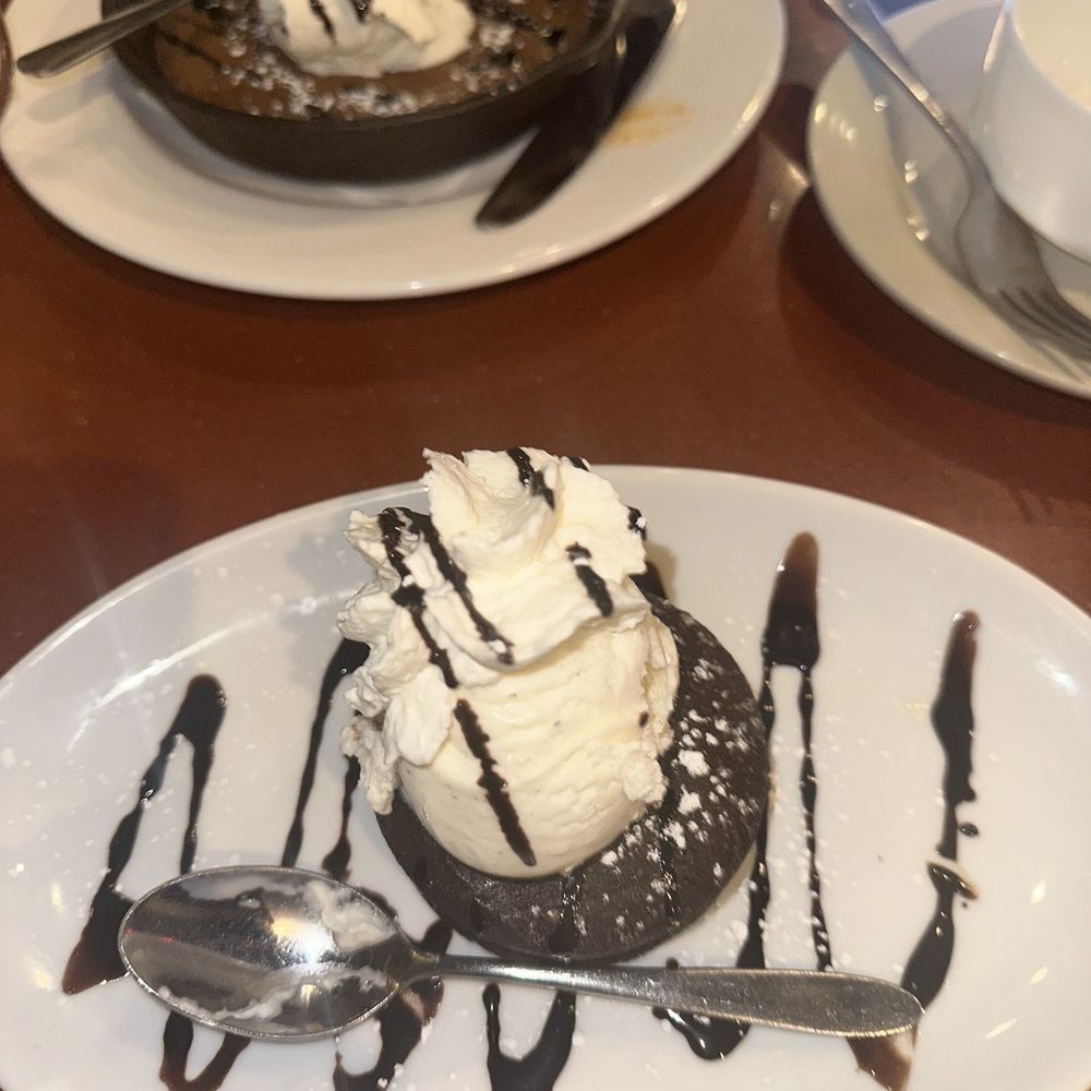 Rustico - Brownie (majority whipped cream, small portion of ice cream) - New American Near Me - Alexandria, Virginia Rustico - Brownie (majority whipped cream, small portion of ice cream) - New American Near Me - Alexandria, Virginia
