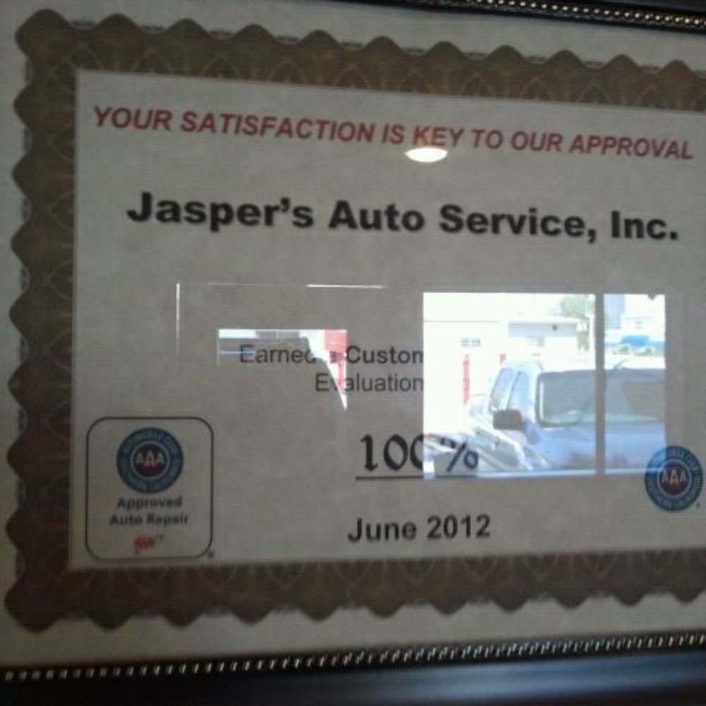 Jasper's Auto Service - 2012  3 years in a row - Auto Repair Near Me - Artesia, California