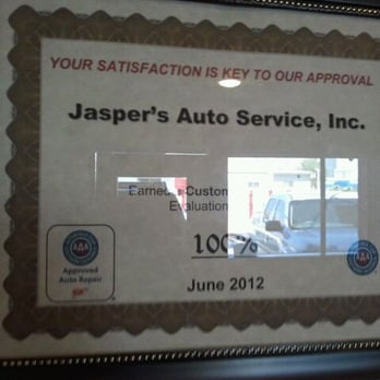 Jasper's Auto Service - 2012  3 years in a row - Auto Repair Near Me - Artesia, California