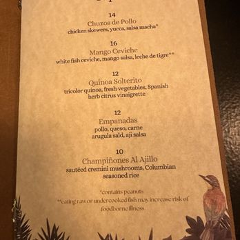 Cumbia - Food Menu - Latin American Near Me - Omaha, Nebraska