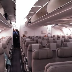 Finnair - Coming into the aircraft to find the way to assigned seats on AY 16 (JFK-HEL)