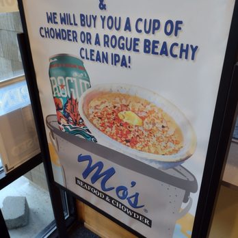 Mo's Seafood & Chowder - They do seem to care about the beach..I don't know if this is still accurate or if they actually give you a beer if you pick up some trash.. - Seafood Near Me - Cannon Beach, Oregon Mo's Seafood & Chowder - They do seem to care about the beach..I don't know if this is still accurate or if they actually give you a beer if you pick up some trash.. - Seafood Near Me - Cannon Beach, Oregon