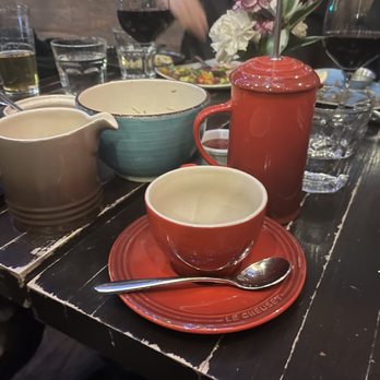 The Patio - We're getting fancy now. It's Le Creuset in action! - Wine Bars Near Me - San Francisco, California The Patio - We're getting fancy now. It's Le Creuset in action! - Wine Bars Near Me - San Francisco, California