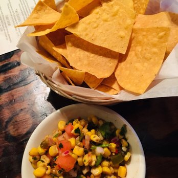 Cabo Fish Taco - Chips and corn salsa - Latin American Near Me - Charlotte, North Carolina Cabo Fish Taco - Chips and corn salsa - Latin American Near Me - Charlotte, North Carolina