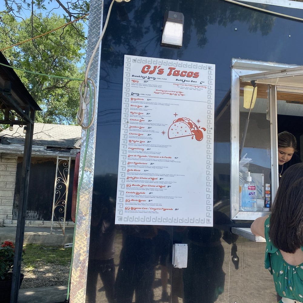 CJ’s Tacos - Menu - Tacos Near Me - Austin, Texas CJ’s Tacos - Menu - Tacos Near Me - Austin, Texas