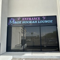 Mage Hookah Lounge - Easy to find location with the entrance from either door.