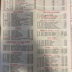 China Wok - Menu