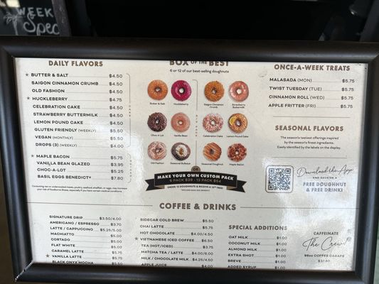 Menu photo 8 Sidecar Doughnuts & Coffee Santa Monica, CA Menu photo 8 Sidecar Doughnuts & Coffee Santa Monica, CA