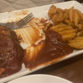 The Merchant House - TMH Meatloaf with house made red sauce glaze. What a joke. - New American Near Me - Greenville, Ohio The Merchant House - TMH Meatloaf with house made red sauce glaze. What a joke. - New American Near Me - Greenville, Ohio