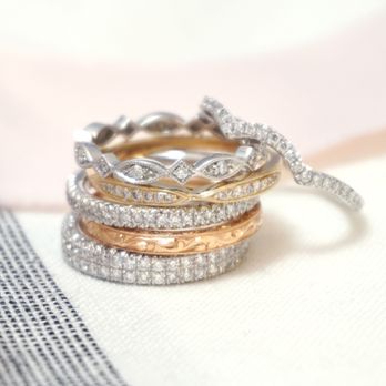 Joseph Jewelry - An assortment of women's wedding rings with hand engraving and diamonds. White gold, yellow gold, rose gold, and platinum. - Jewelry Near Me - Bellevue, Washington Joseph Jewelry - An assortment of women's wedding rings with hand engraving and diamonds. White gold, yellow gold, rose gold, and platinum. - Jewelry Near Me - Bellevue, Washington