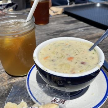 Fish - Clam chowder was delicious, not too thick as some places. - Seafood Near Me - Sausalito, California