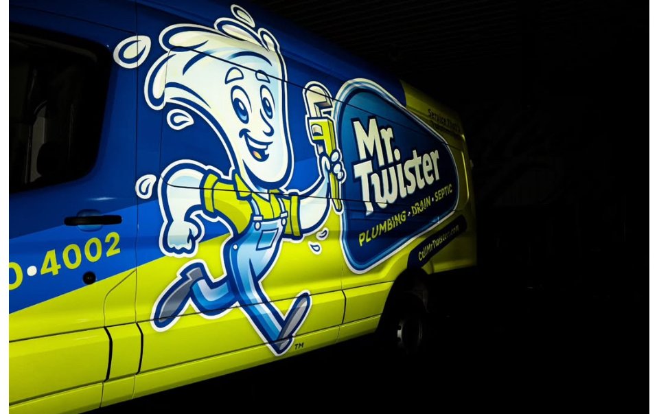 Slide of Mr Twister Plumbing