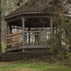 Fletcher Park - One of the gazebo structures
