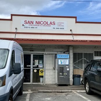 San Nicolas Chicharon & Sausage - Entrance - Filipino Near Me - Honolulu, Hawaii San Nicolas Chicharon & Sausage - Entrance - Filipino Near Me - Honolulu, Hawaii