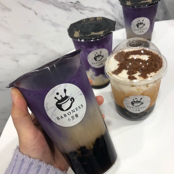Baroness - Purple Yam and Thai with Oatmilk - Bubble Tea Near Me - Vancouver, British Columbia Baroness - Purple Yam and Thai with Oatmilk - Bubble Tea Near Me - Vancouver, British Columbia