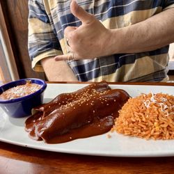 La Tequila Mexican Restaurant - Enchiladas Mole ($17.95)