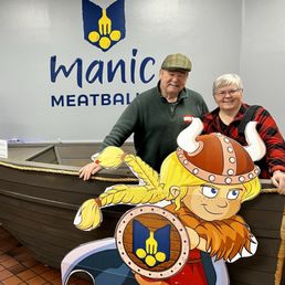 Enjoying the people and Manic Meatball's hospitality at another awesome #YelpElite event! Enjoying the people and Manic Meatball's hospitality at another awesome #YelpElite event!