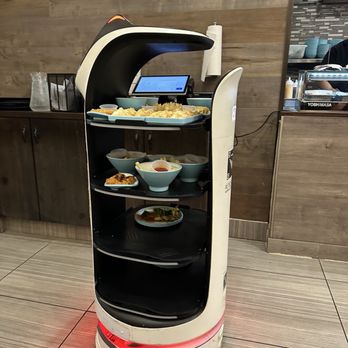 Chubby Fish Sushi - Robot delivers food to tables - Sushi Bars Near Me - Denver, Colorado Chubby Fish Sushi - Robot delivers food to tables - Sushi Bars Near Me - Denver, Colorado