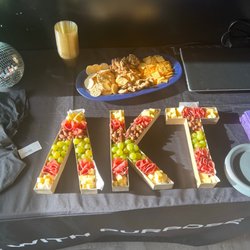 AKT - Cute charcuterie setup from the ONEHOPE Wine tasting
